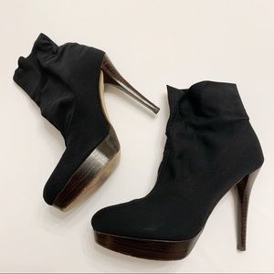 Stuart Weitzman Sock Booties Heel 6